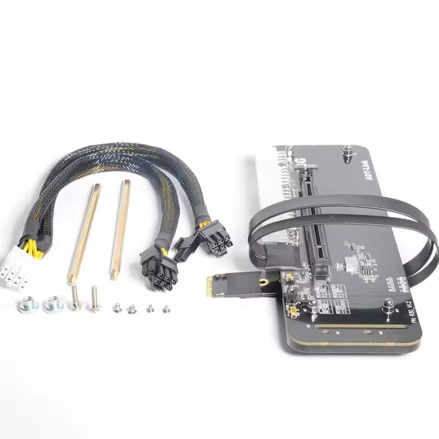 Laptop Graphic Adapter PCIe x16 connector ADT-Link PCIe x16 to M.2 NVMe Adapter R43SG 4.0 eGPU