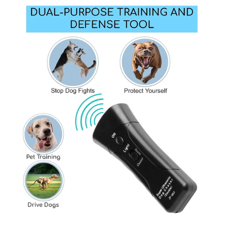 Ultrasonic Dog Chaser & Trainer – Handheld Anti-Bark Device | Dog Repellent & Training Tool