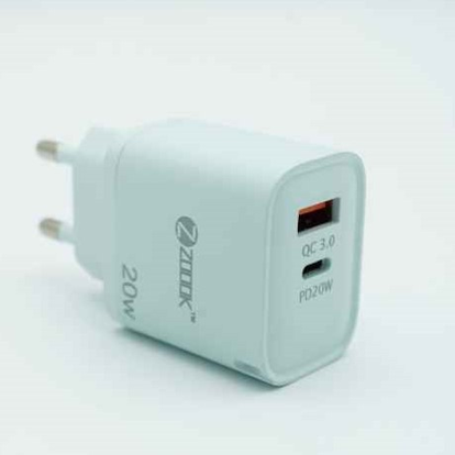 PowerUp Zoook 20W USB-C PD Fast Charger with Cable (Z-1129)