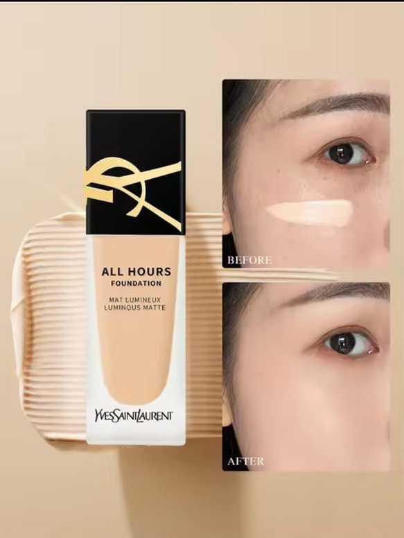 YSL All Hours Foundation - Full Coverage Luminous Matte Foundation SPF 20, Long-Wear ( 3 Shades) available