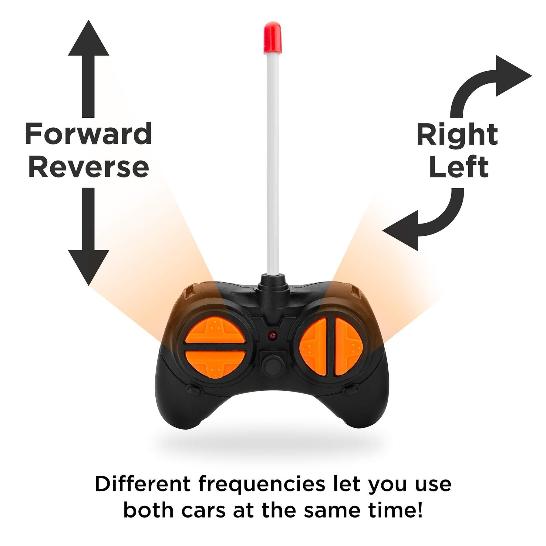 Black & Orange Remote Control – Wireless RC Controller