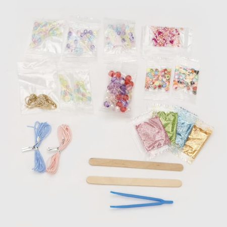 DIY Crystal Glue Jewelry Making Kit for Kids Create Your Own Sparkling Accessories Craft Toy Gift Set