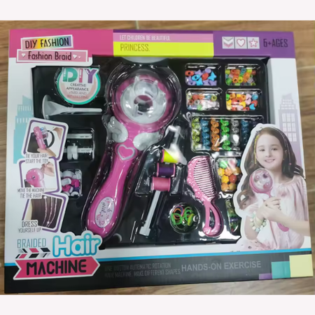 DIY Fashion Braided Hair Machine Set for Kids – Creative Styling Toy Kit