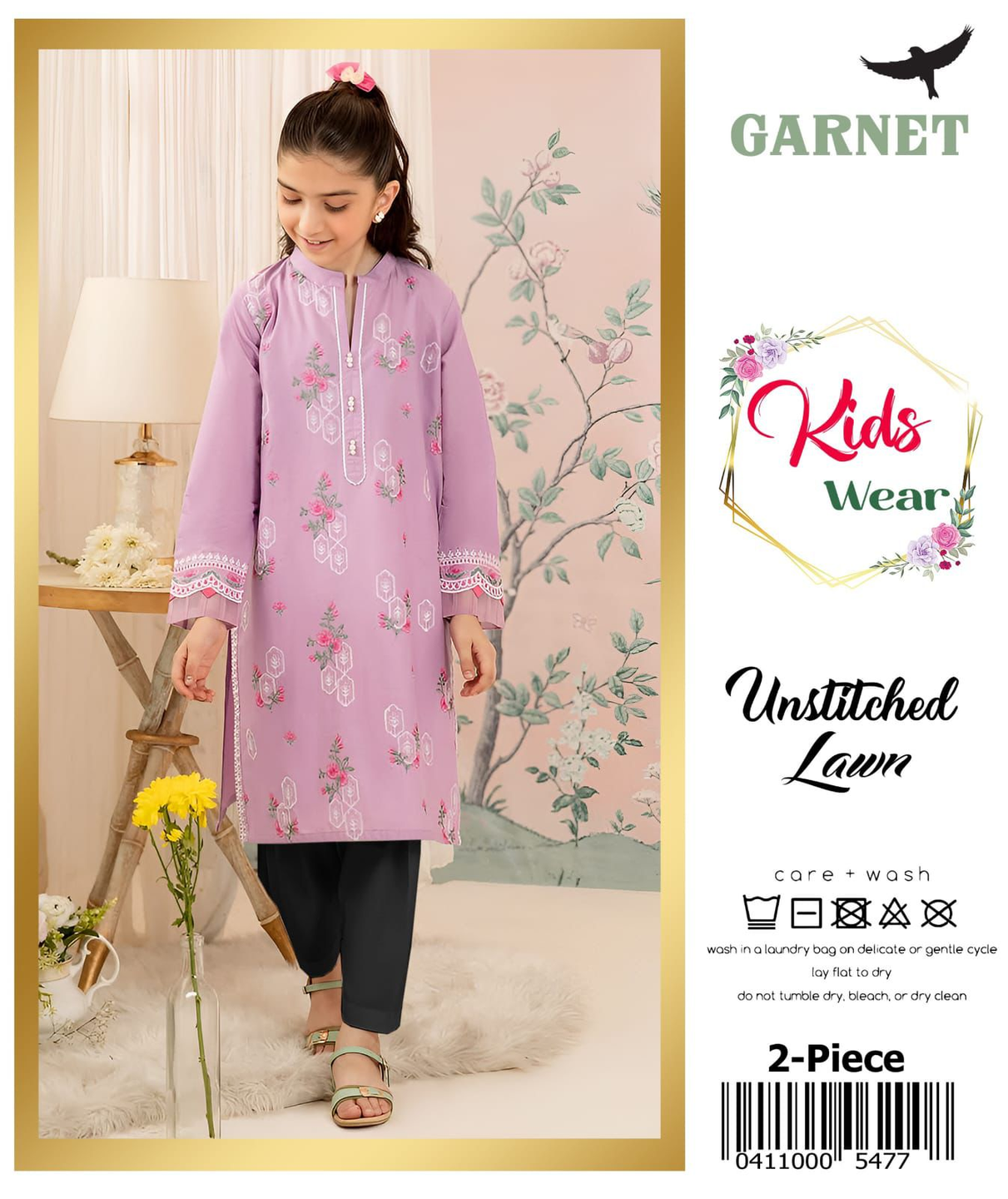 New Arrivals Kid’s Collection 2025 – Stylish & Comfortable Premium Air-Jet Lawn Suits for Girls (Ages 5-12)
