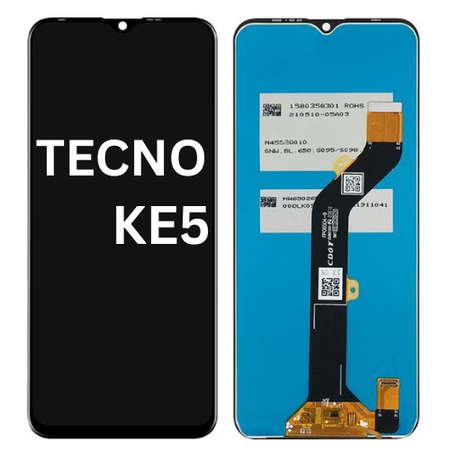 LCD Display for TECNO KE5 / Spark Go 2023 Touch Screen Digitizer Replacement (Black)