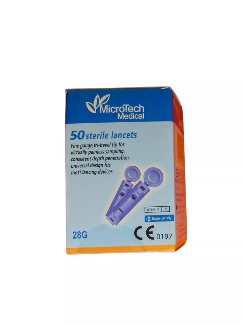 MicroSteel 28G Sterile Lancets – Painless Blood Sampling for Glucose Testing Niddles