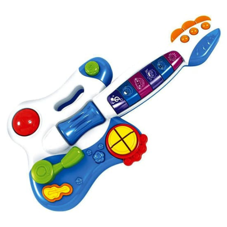 Huanger Musical Guitar Toy for Kids – Light & Sound Electric Toy Guitar