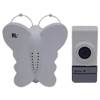 RL Butterfly-Themed Wireless Doorbell-3981 – Stylish, Energy-Efficient & Interference-Free