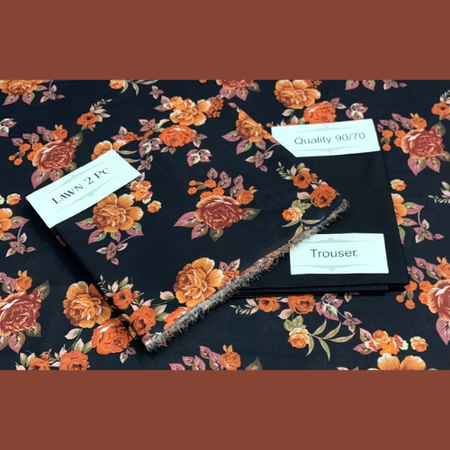 Original Stamped Bonanza Style Digital Print Suit – 2PC Summer Lawn Set | 100% Guaranteed Stuff.