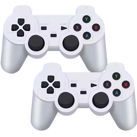White Wireless Game Controllers – Modern Gaming Experience