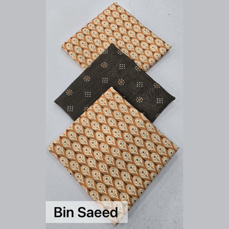 Bin Saeed Lawn 2025 | Premium Printed 3-Piece Suit with Diamond Dupatta – Elegant Summer Collection