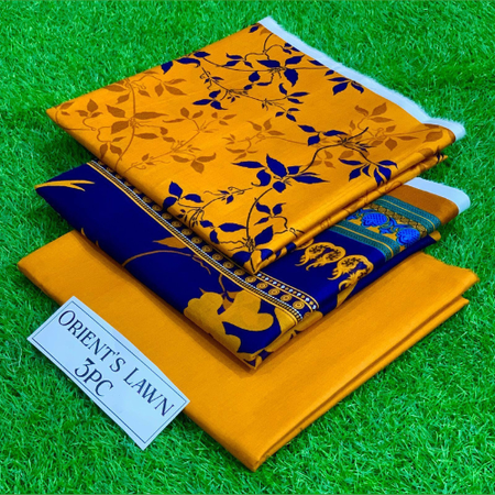 Orient Lawn Style – 3 Pc Printed Suit with Soft Dupatta