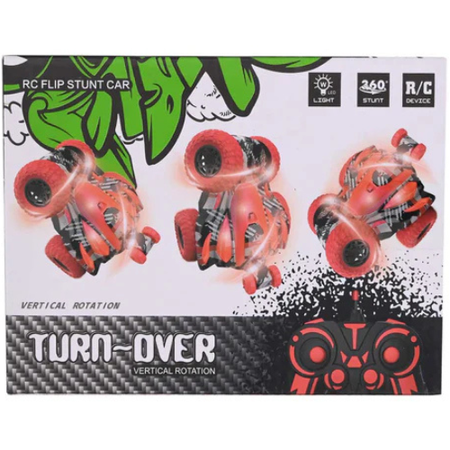 Turn-Over RC Flip Stunt Car – Vertical Rotation Remote Control Toy for Kids