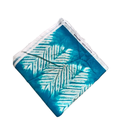 Premium Tie-Dye Fabric – Blue & White Abstract Pattern – Soft & Lightweight Material
