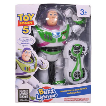 Buzz Lightyear Toy for Kids – Remote Control Walking Robot | Toy Story 5 Action Figure