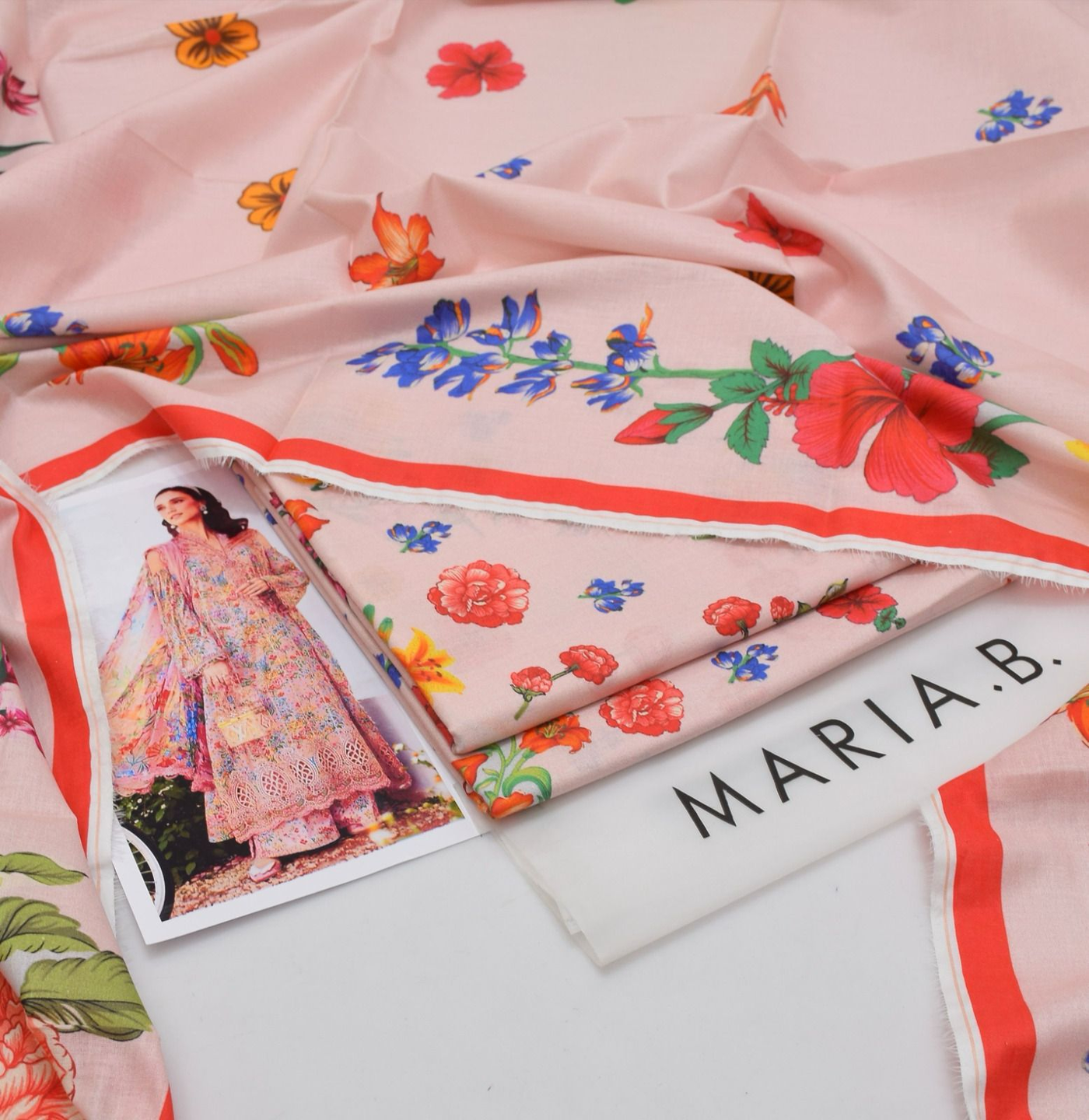 Maria.B MPRINTS Summer 2025 | 3-Piece Lawn Suit | Digital Printed | Airjet Fabric | Wholesale & Retail