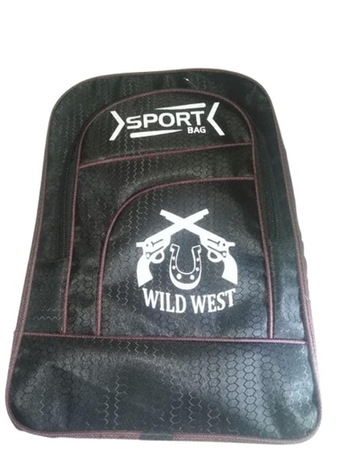 Wild West Sport Backpack bag – Stylish & Durable Black School Bag
