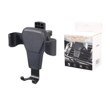 Universal Gravity Car Phone Holder – Air Vent Mount, Secure Grip, One-Hand Operation
