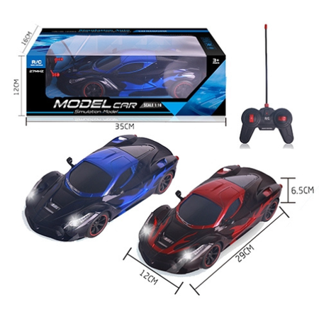 1:18 Scale RC Model Car – High-Speed Remote Control Racing Car for Kids