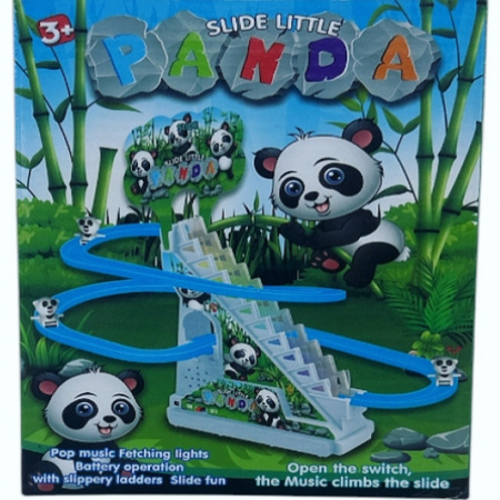 Panda Battery Operated Roundabout Game for Kids – Rotating Animal Ride Toy with Lights & Music, Fun Amusement Park Style Ride.