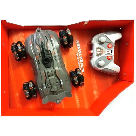 XBAOTEC Spray Stunt Car – 2.4G Remote Control Drift Car with LED Lights & 360° Rotation