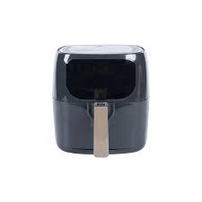 Stylish Black Air Fryer with Gold Handle Use For Various Food Items