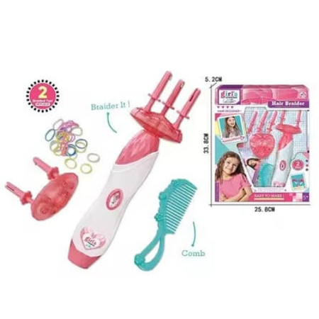 Wiky Hair Braider Beauty Set Automatic Hair Styling Tool for Girls with Accessories