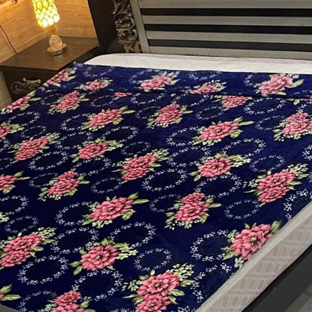 Super Soft Fleece Double Bed AC Blanket – Stylish & Elegant | Color Guaranteed | Washable Comfort Combo