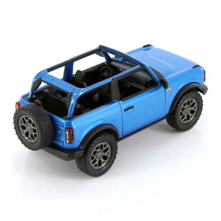 2022 Ford Bronco Open Top – Blue Die-Cast Model SUV