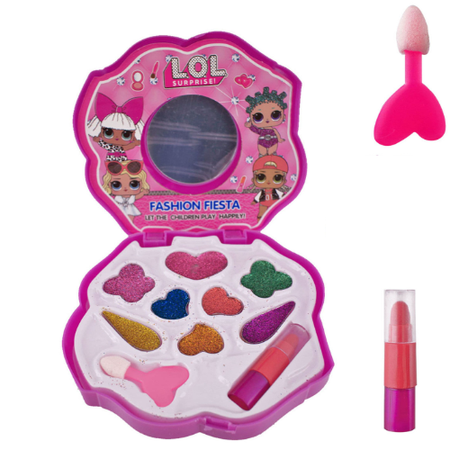 LOL Fashion Fiesta Makeup Beauty Set for Girls Kids Cosmetic Kit