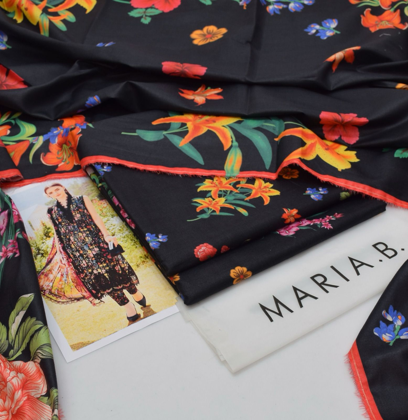 Maria.B MPRINTS Summer 2025 | 3-Piece Lawn Suit | Digital Printed | Airjet Fabric | Wholesale & Retail