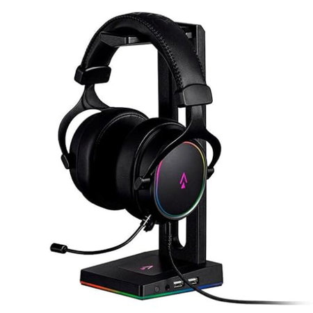 Premium Headphone Stand – Stylish & Durable Headset Holder with USB Ports