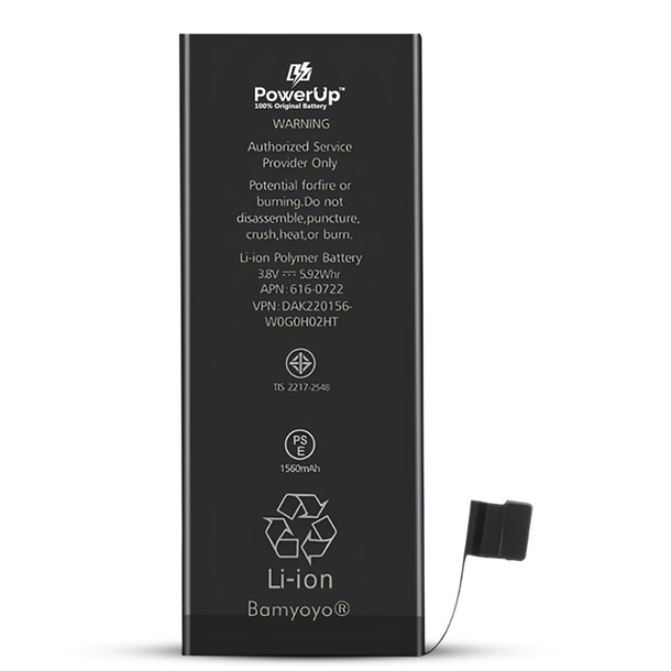 PowerUp Battery for iPhone SE (2020) (1821mAh) - Original & Fast Charge
