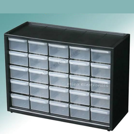 Cabinet 25 Plastic Drawer Box