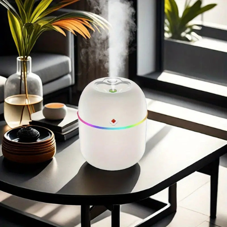 Elegant Hydration With Soft LED Glow- Air FreshMist Humidifier