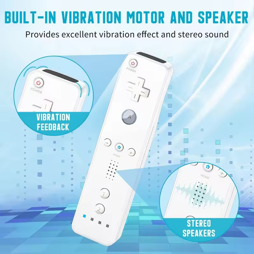Wireless Remote Controller for Nintendo Wii & Wii U – Motion Sensor Gaming Controller