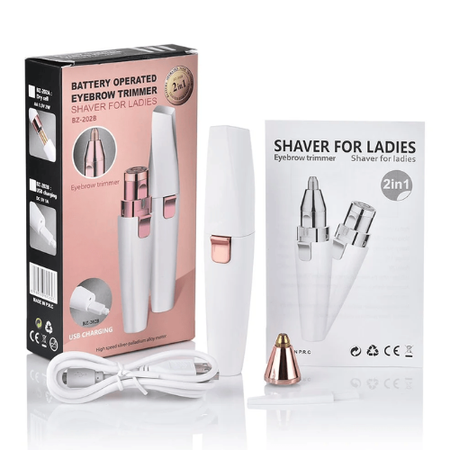 Battery-Operated Nose Trimmer BZ-202B – Precise, Painless & Portable Grooming