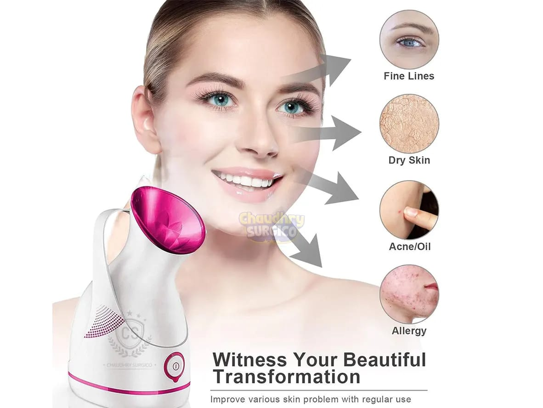 OSAKA Facial IONIC Steamer (OS-6080) | Deep Hydration & Pore Cleansing Home Spa