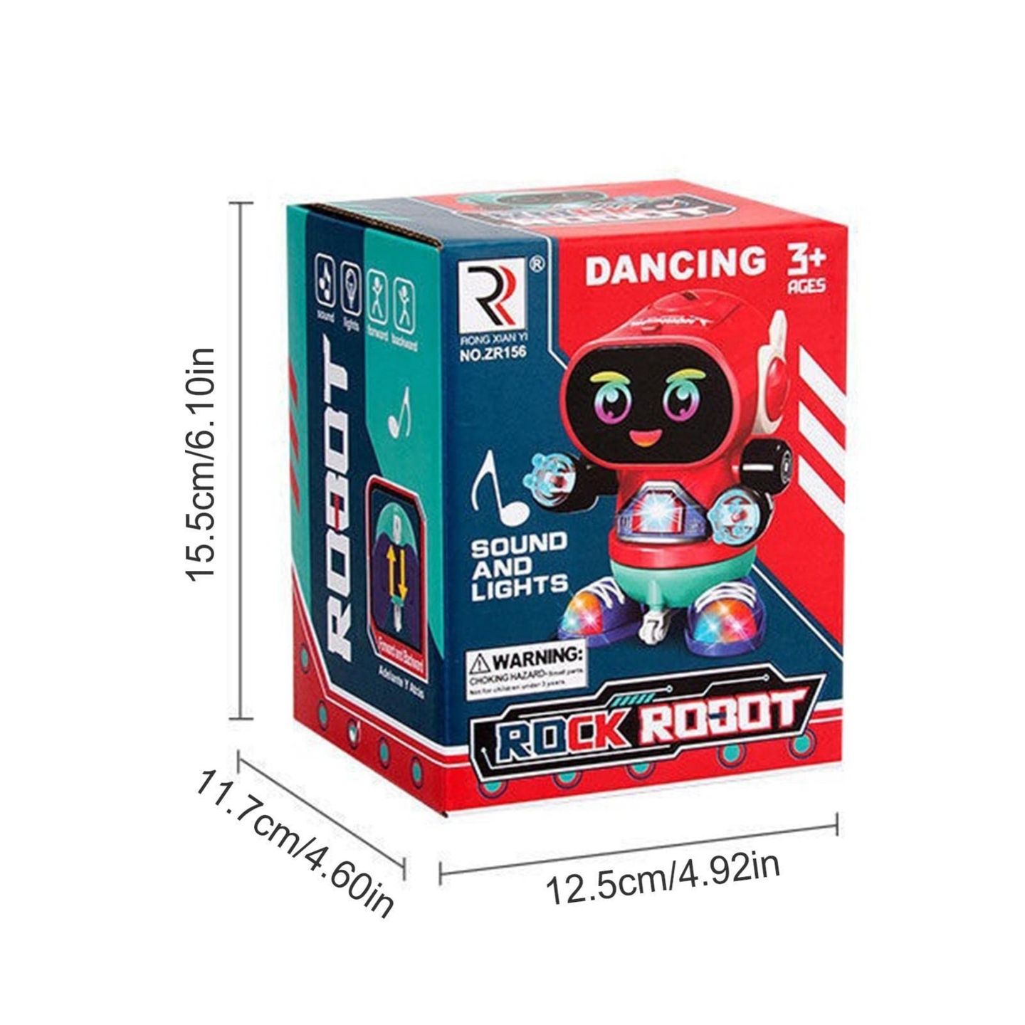 Rock Robot Dancing Interactive Toy with Dynamic Sound & Lights | Fun Musical Robot for Ages 3+