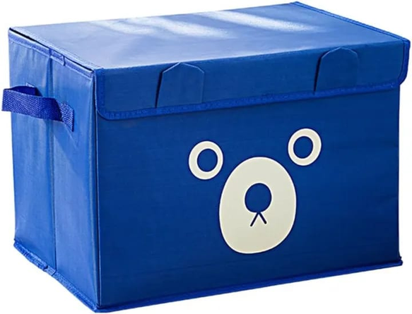 Foldable Panda Toy Storage Box with Lid