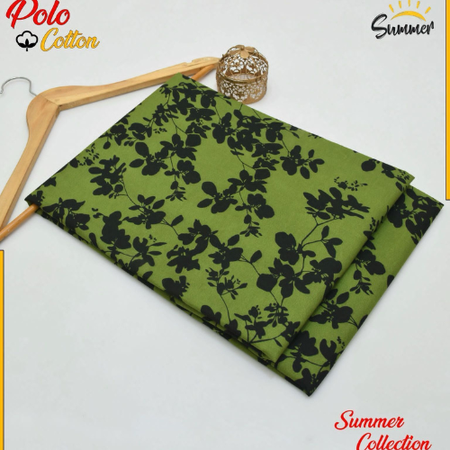 Floral Digital Printed 2-Piece Suit | Micro Polo Cotton | Summer Collection 2025