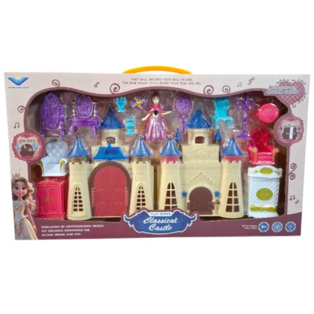 Deluxe Princess Classical Castle Play Set with Lights and Music