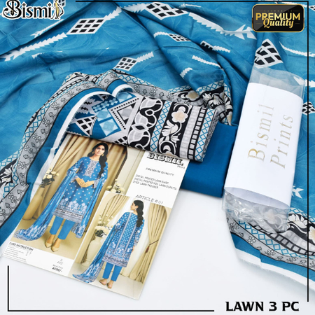 Fresh Hues of Summer – Bismil 3-Piece Printed Lawn Edition