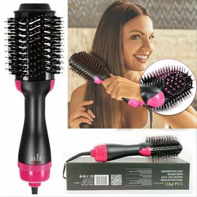 Smart FrisaFree One-Step Hair Dryer & Styler - Straightening Hot Air Brush Multifunction Hair Sraightener Curler Comb Electric Ion Blow Dryer Brush