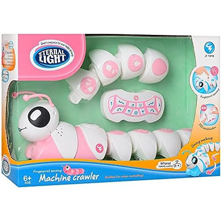 Eternal Light Fingerprint Sensing Machine Crawler Robot Toy – Smart Educational Toy for Kids Age 6+