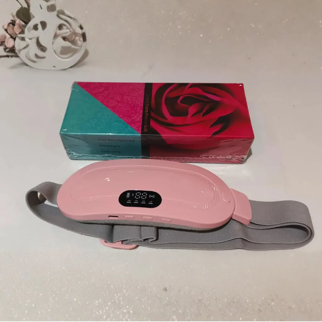 USB Rechargeable Heating Pad Belt for Period & Back Pain Relief