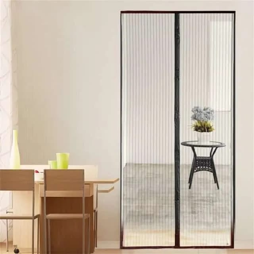 Durable Magnetic Screen Door with Self-Sealing Closure: Enjoy Fresh Air