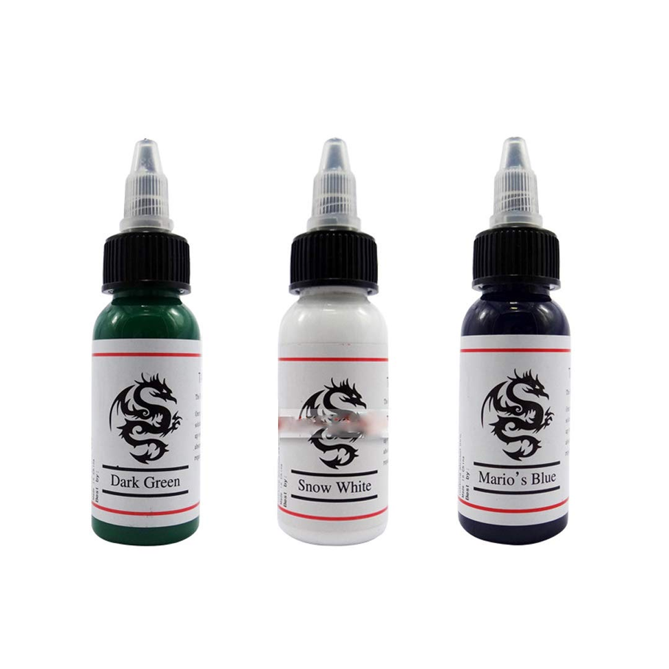 Professional Tattoo Ink Set – Multi-Color Pigment Bottles for Artists Pack Of 10