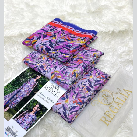 Regalia Signature Lawn Collection – Printed Perfection