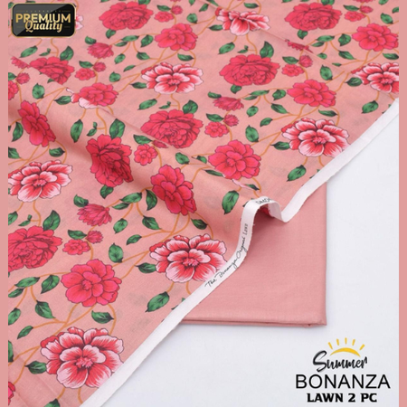 Bonanza Summer Series – 2 Pc Lawn Suit with Fine Quality